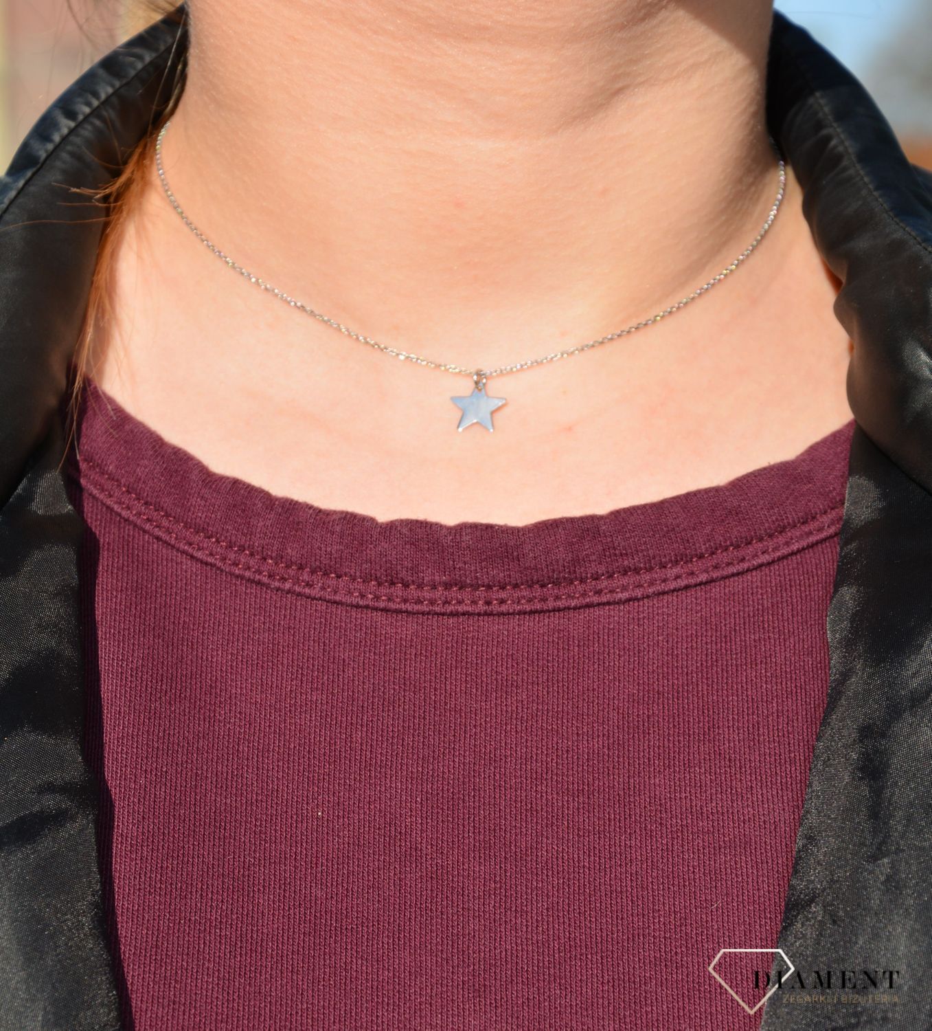 Celebrytka srebrna gwiazdka Dall'Acqua C RM 20411 039.jpg